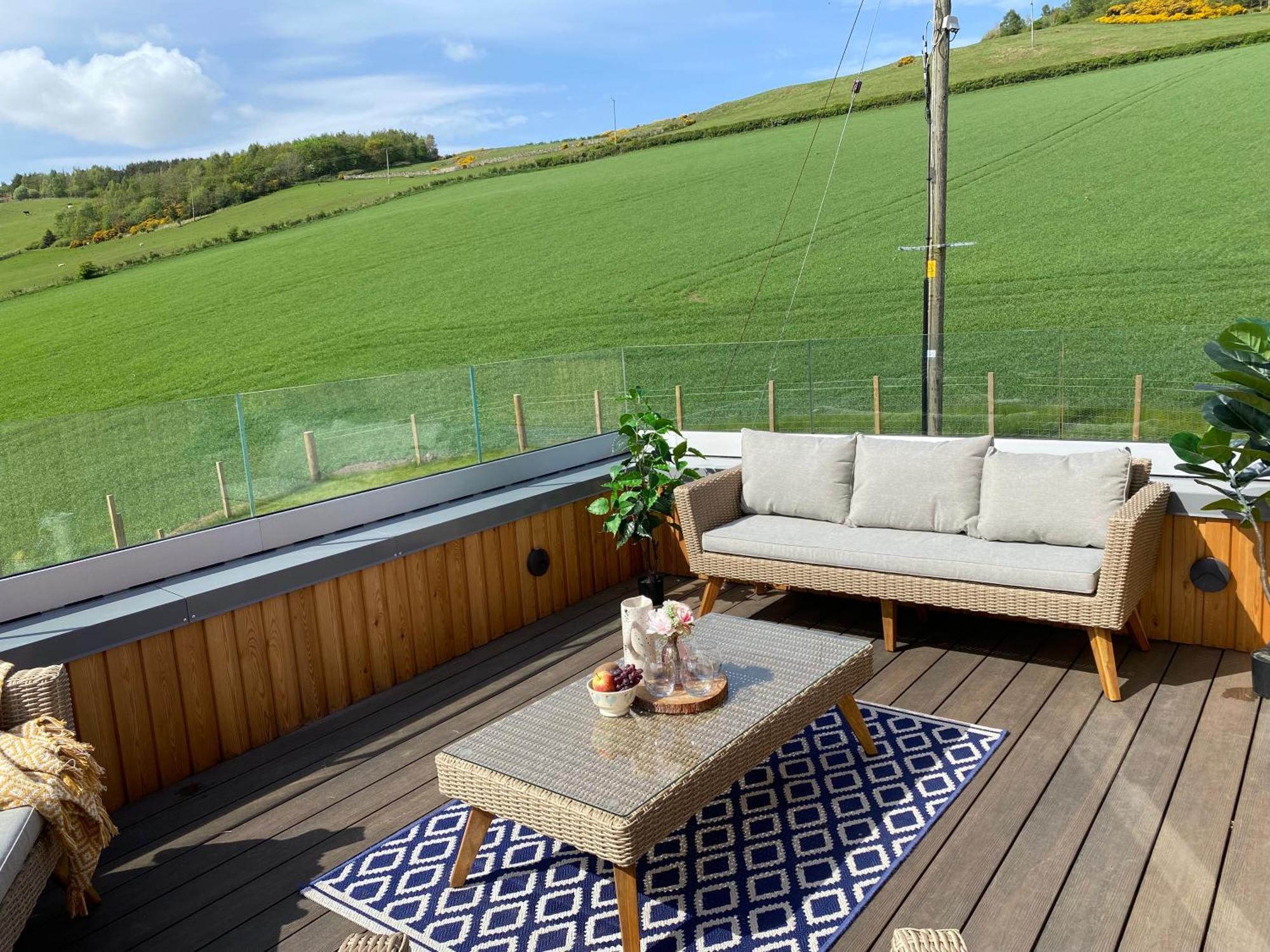Luxury Lodge With Hot Tub At Lindores Newburgh  ภายนอก รูปภาพ